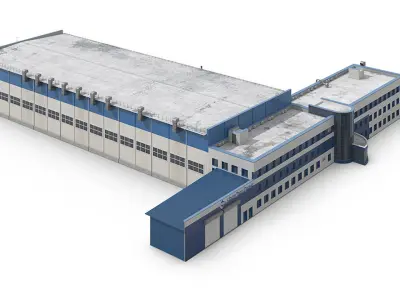  Main UralSpetsTrans Facility Building Rigged 