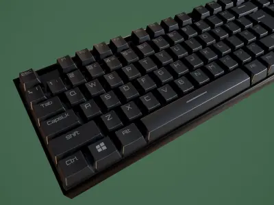 Redragon K551 Mechanical Keyboard 3D model