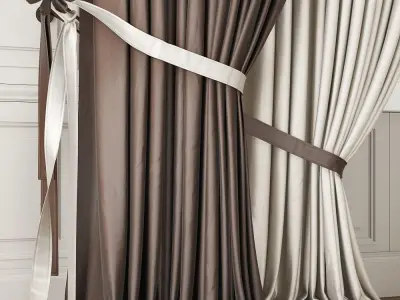 Curtain 77 3D model purchase