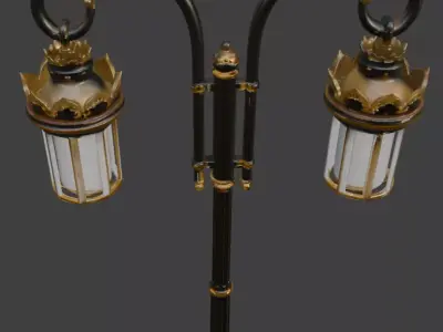 street lamp 3d model 3D model