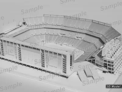 LeviS Stadium - Santa Clara California USA Low-poly 3D model