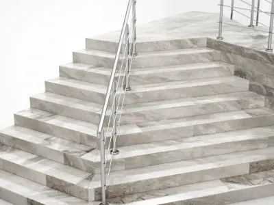 Entrance stairs 3D model