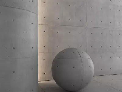 Concrete panels with holes 11 Texture