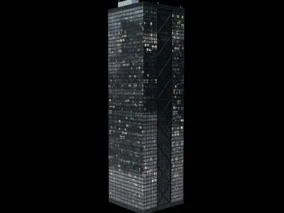 City Building Kitbash Pack 3D model