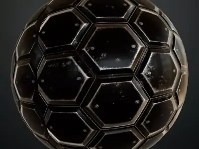 Light Sci-Fi Armored Diamond Plate Panel PBR SEAMLESS Texture