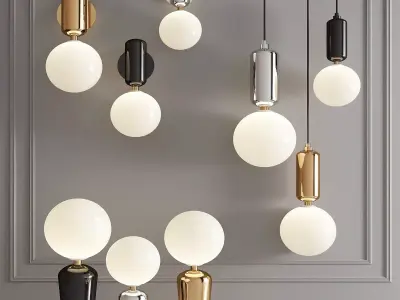 Parachilna Aballs Lamp Collection 3D model