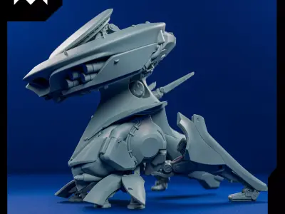 Mechanical Treehopper 3D print model