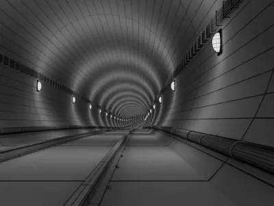 Underground Subway  3D model