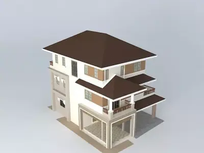 House 3 FL P302 3D model