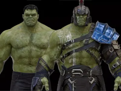 Hulk from Thor Ragnarok  3D model