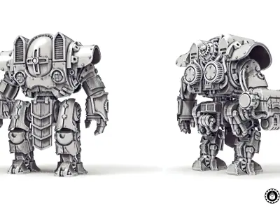 Dark Techno - Servobots 3D print model