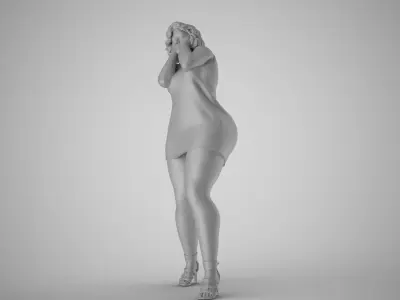 Street Girl 2 3D print model