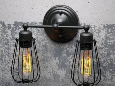 Sconce 5 Loft Design 3D model