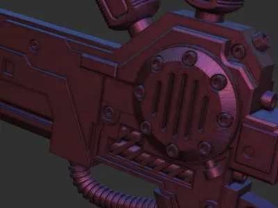 sword steampunk 2 3D print model 3D print model