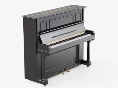 Wooden Upright Piano Bundle 