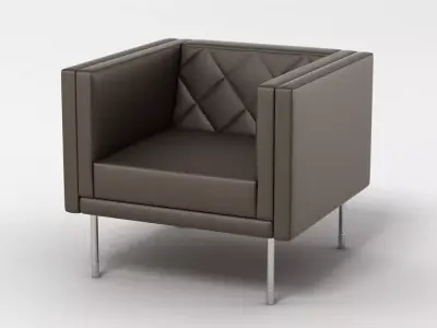 PlusHalle Harlequin Chair 3D model