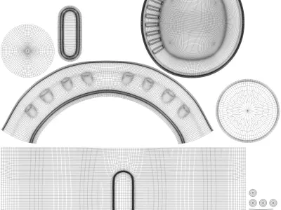 Portable Light 3D model