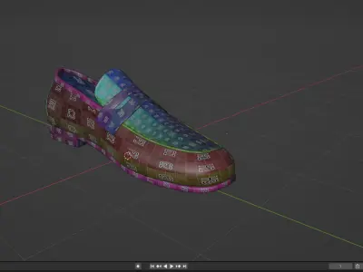 TODs Shoes 3D model