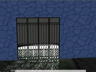 iron door Free 3D model