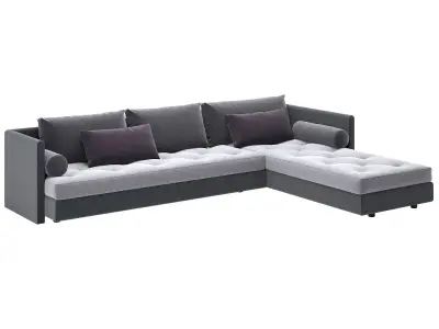 Nomade 2 Corner Sofa 3D model