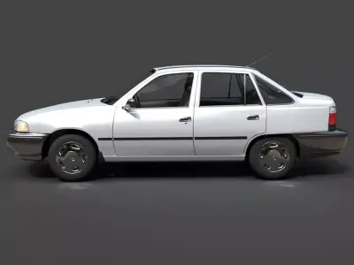 Daewoo Nexia Cielo  Detailed High-Poly 3D Model 3D model