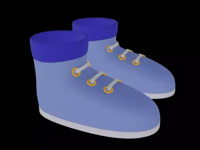 Kids Shoes Free 3D model
