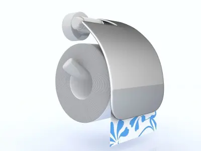 Toilet Paper 02 3D model