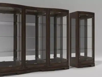 China Cabinet 02  3D model