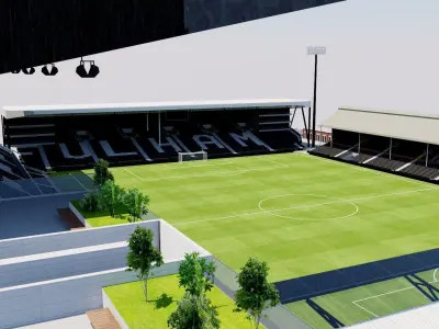 Craven Cottage - Fulham London 3D model