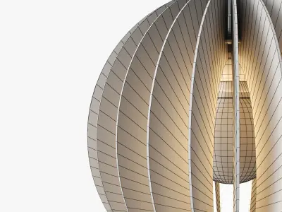 Aion lamp by IUMI Low-poly 3D model