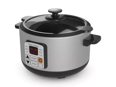 Kitchen appliances Rice Cooker Low-poly 3D model