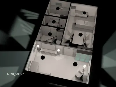 House Bundle - Accessable and interactable 3D model