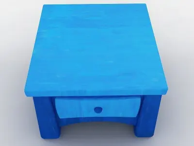 Cartoon Dresser  3D model