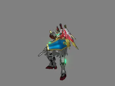 Attacker Gundam 21 3D model