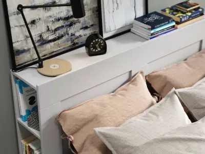 BRIMNES ikea bed frame 3D model