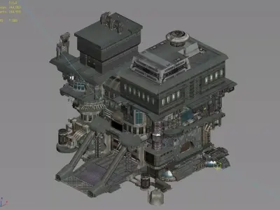 Future World - Institute 01 3D model