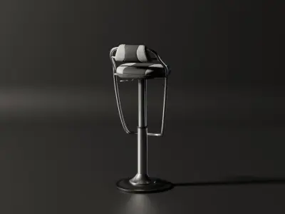 Sci Fi Stool 1 3D model