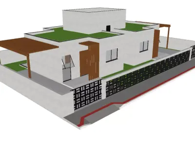 Residence - Residency - Home - House 01 3D model
