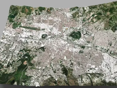 Cityscape Medelin Colombia 3D model