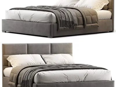 RH RECTANGULAR BED 3D model