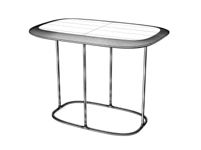Ten Living Tables 3D model