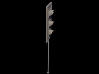 traffic lamp  3D model