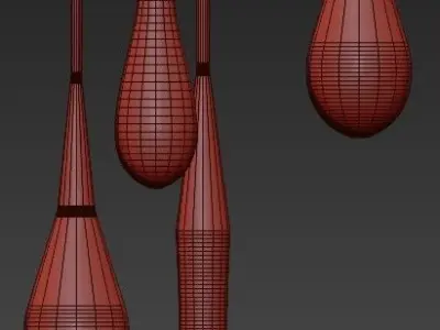 Chandelier The Pour par Design Haus Liberty 3D model