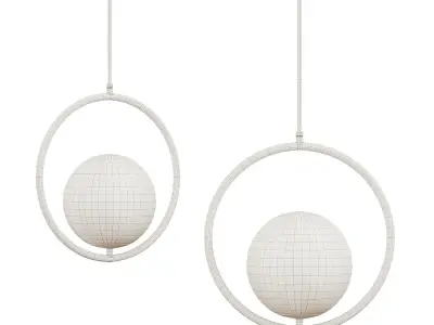 Pendant Lamp SOLLI Low-poly 3D model
