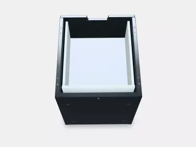 NORDLI Modular chest of 2 drawers 1 Low-poly 3D model