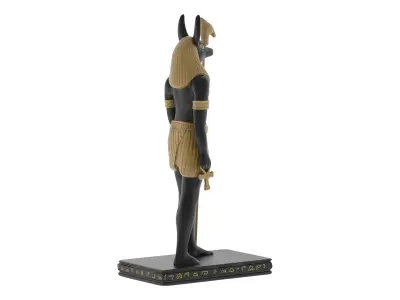 Egyptian Anubis Low-poly 3D model