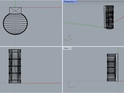 Lamp 3d model 3D print model