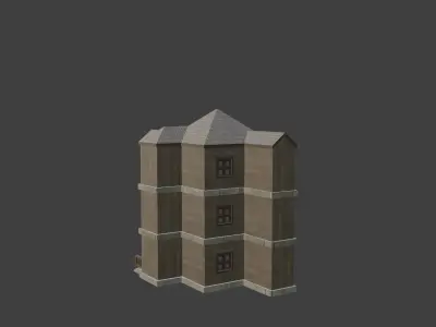 House Model 27 Low-poly 3D model