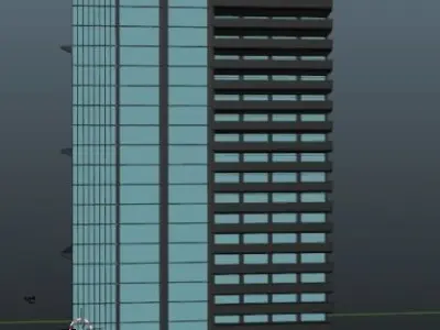 city high Free 3D model