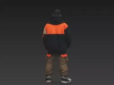 Urban Hypebeast - Modern Streetwear Character 3D model